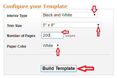 configure your cover template
