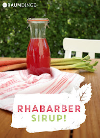 Rhabarber, Sirup, DIY, selbst gemacht, Etikett zum Download