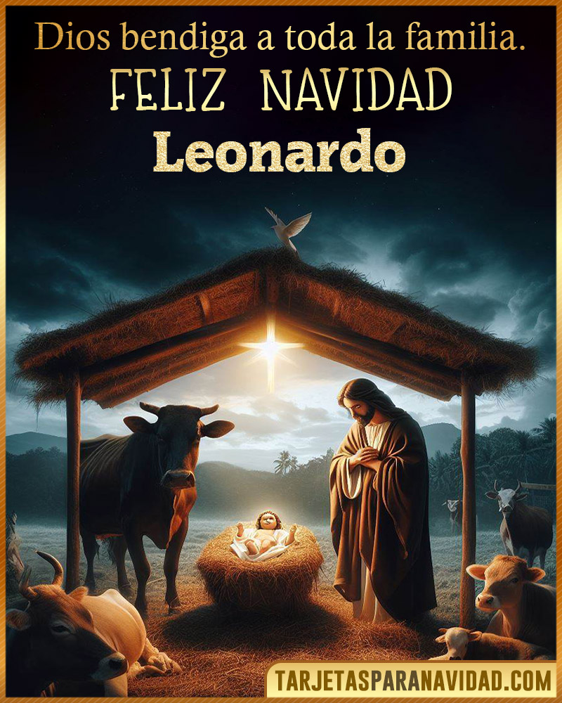 Feliz Navidad Leonardo