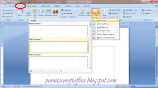 Cara Membuat Nomor Halaman pada Microsoft Word 2007