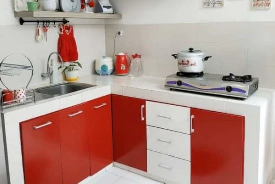 model meja dapur beton minimalis