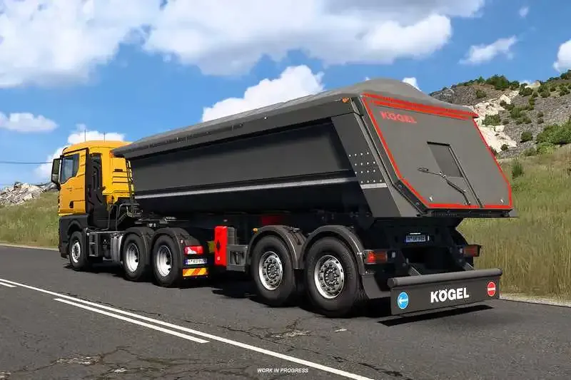 Semirreboque basculante da Kögel Trailer no Euro Truck Simulator 2