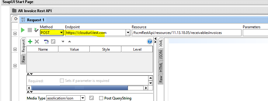 How to Use Oracle Fusion REST API using SOPA UI