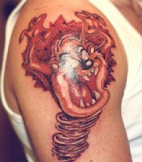 Tasmanian Devil Tattoo Design