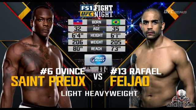 Rafael Feijão vs Ovince Saint Preux Full Fight