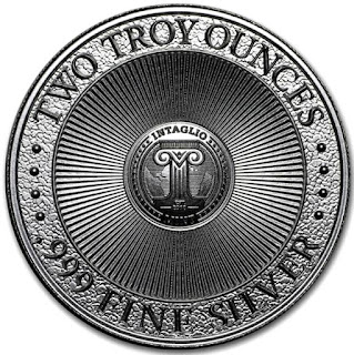 2 oz ULtra High Relief Silver Round Molon Labe Type 1