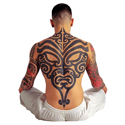 Tribal Tattoos in Back