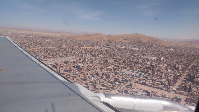 Juliaca, Perú desde el avión