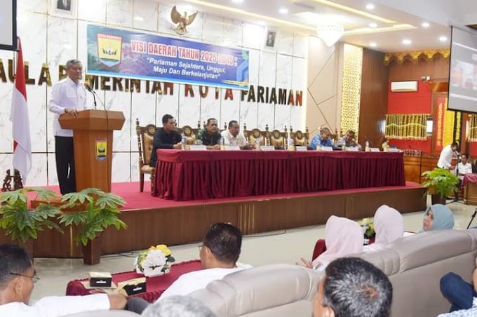 Tiga Mantan Wali Kota Jadi Nara Sumber Pada Musrenbang RPJPD Kota Pariaman 2025-2045