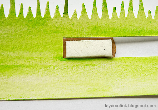 Layers of ink - Dinosaur Slider Card Tutorial by Anna-Karin Evaldsson.
