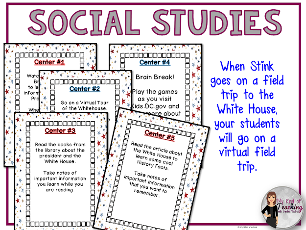 When Stink goes on a field trip to the White House your students will join virtually