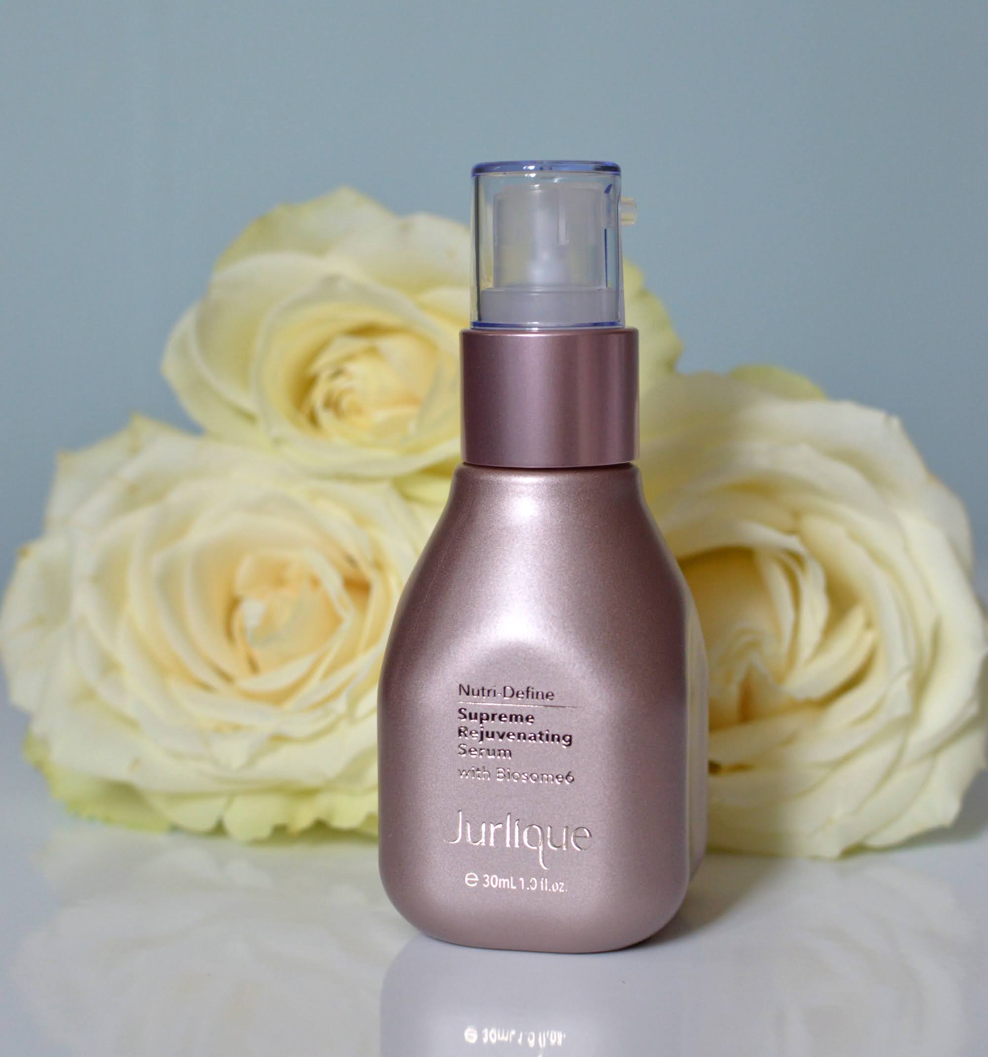 Jurlique Nutri Define range review: Serum, Eye Balm and Rich Cream.