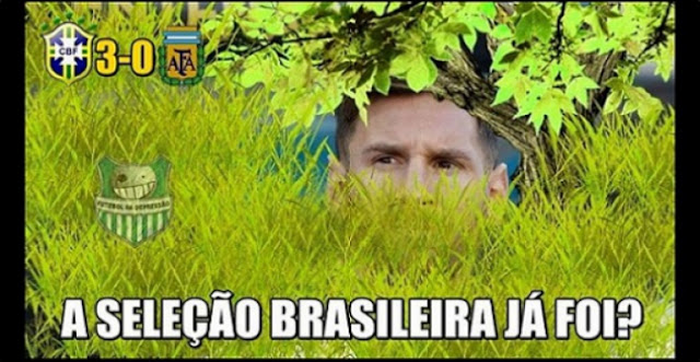 Confira os melhores memes da vitória do Brasil sobre a Argentina