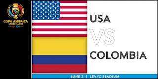 Copa America 2016 United States vs Colombia