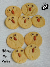 Owl Sugar Cookies, Halloween Owl Cookies