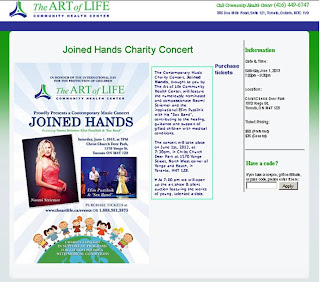 Joined Hands - Contemporary Music Charity Concert, June 1, 2013, Toronto, Art of Life, screenshot