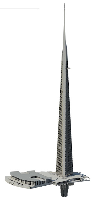 Model of Kingdom tower structure