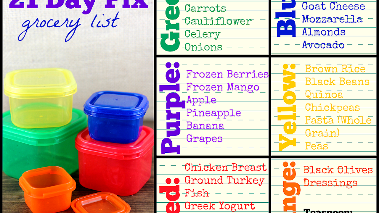 21 Day Fix Containers Diy