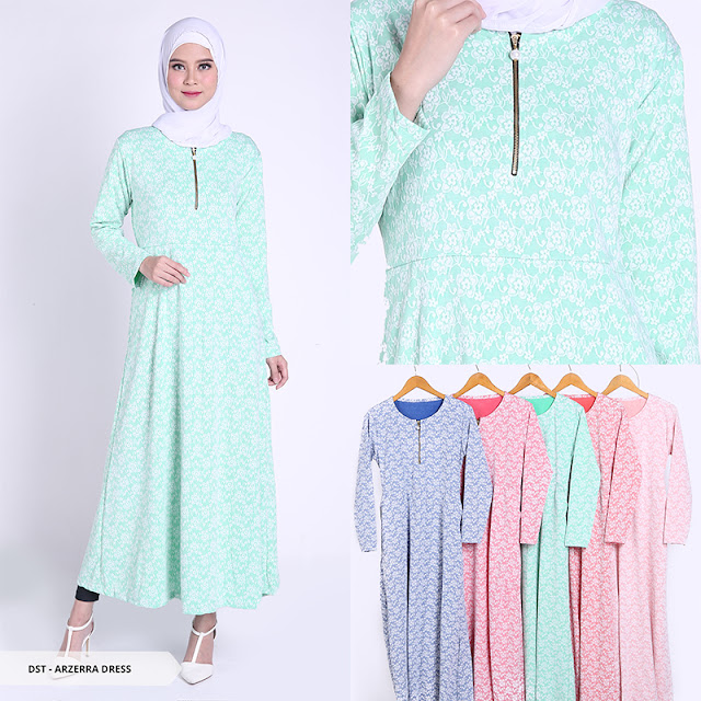 88 Model Baju Muslimah Gamis dan Tunik Terbaru Modern 