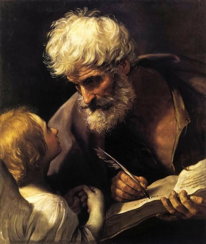Guido Reni   -  St Matthew and the Angel