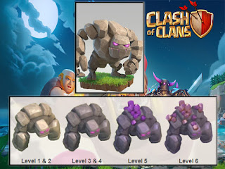 Inilah Biaya Dan Lama Upgrade Golem di Coc