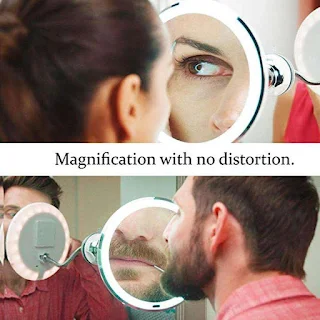 Magnifying LED Lighted Mirror
