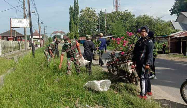 Wujudkan SERASIH, Forkopimca Dobana Gelar Gotong Royong