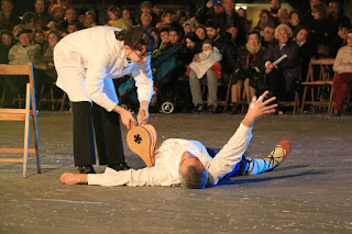 Representación del carnaval tradicional vasco