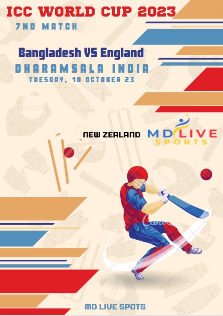 7rd Match - ICC World Cup 2023: Bangladesh vs. England