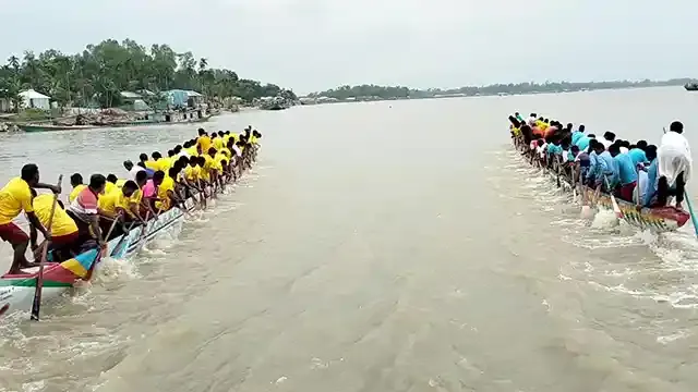 রৌমারীতে বঙ্গবন্ধু স্বরণে নৌকাবাইচ ফাইনাল খেলা অনুষ্ঠিত