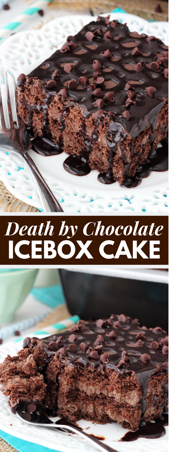 DEATH BY CHOCOLATE ICEBOX CAKE #Dessert #Mousse