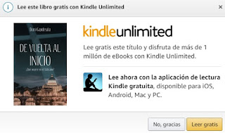 Servicio KindleUnlimited De vuelta al inicio