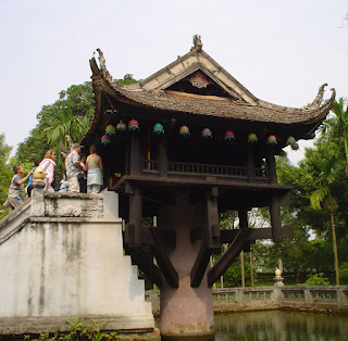 One pillar pagoda. Hanoi, Vietnam