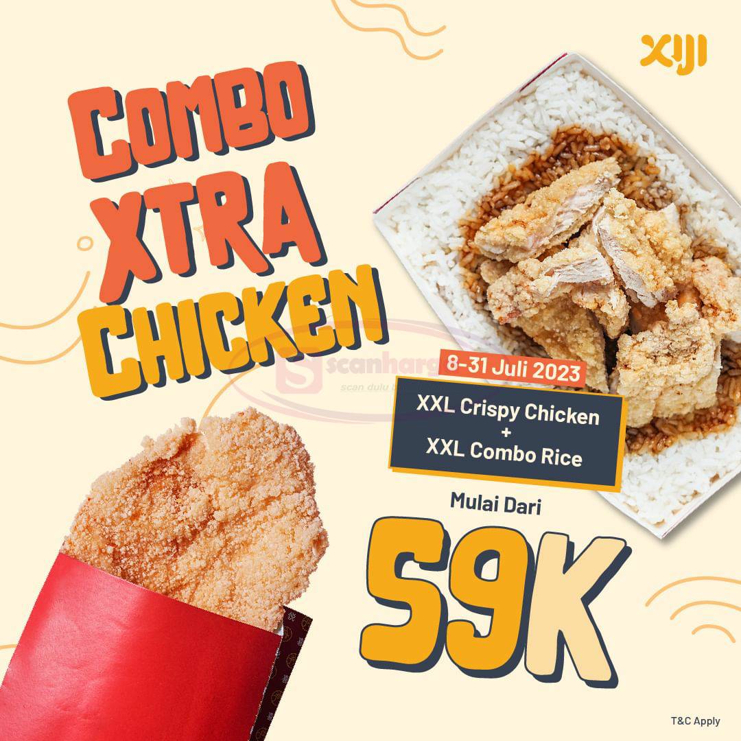 Promo XIJI SREET SNACK COMBO XTRA CHICKEN Harga mulai Rp. 59K