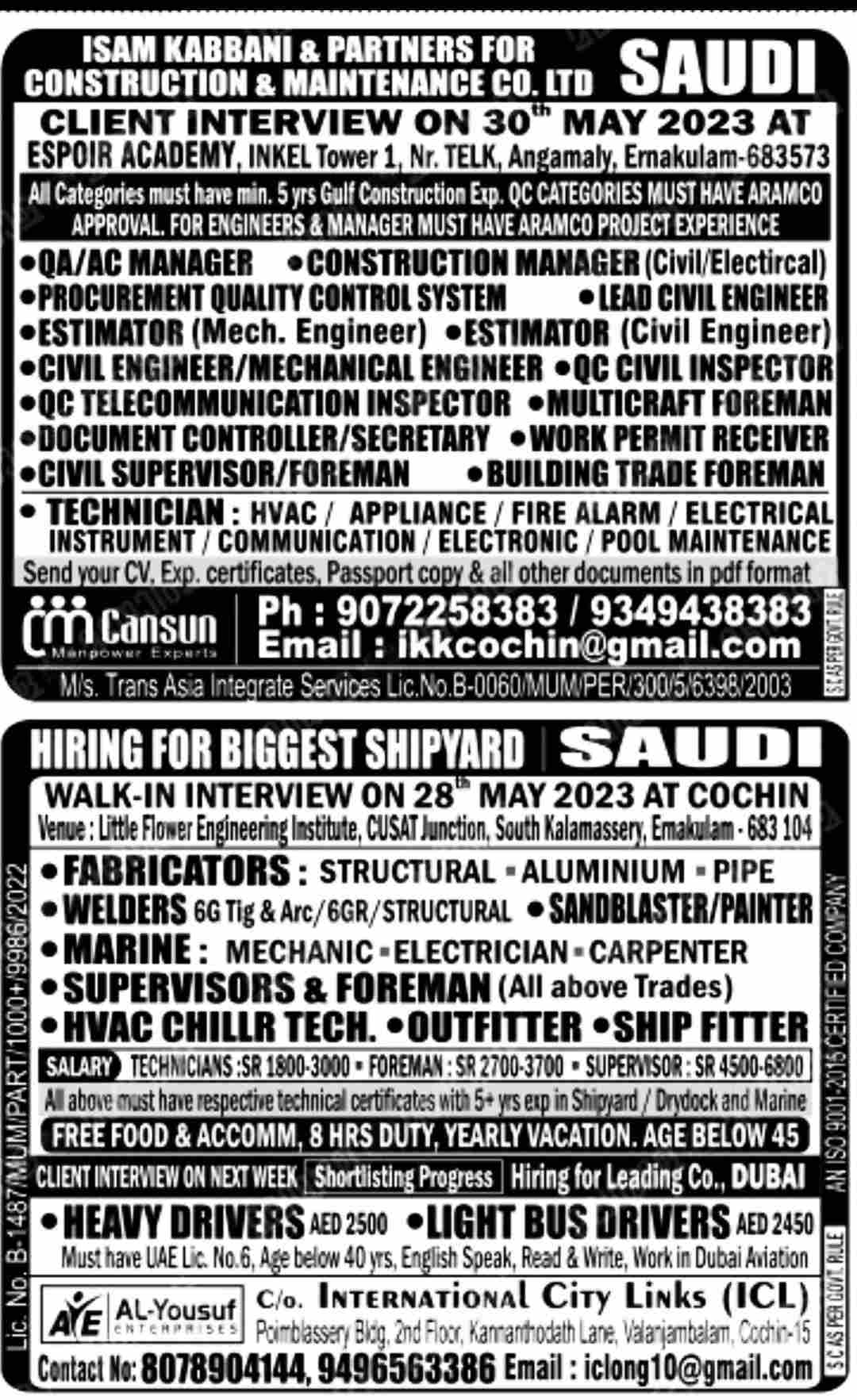 Saudi Arabia jobs