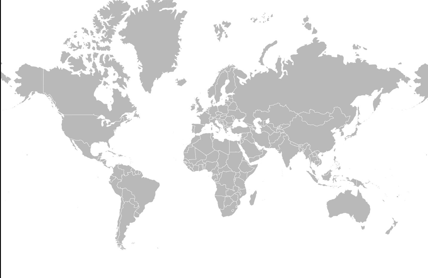 printable blank world map
