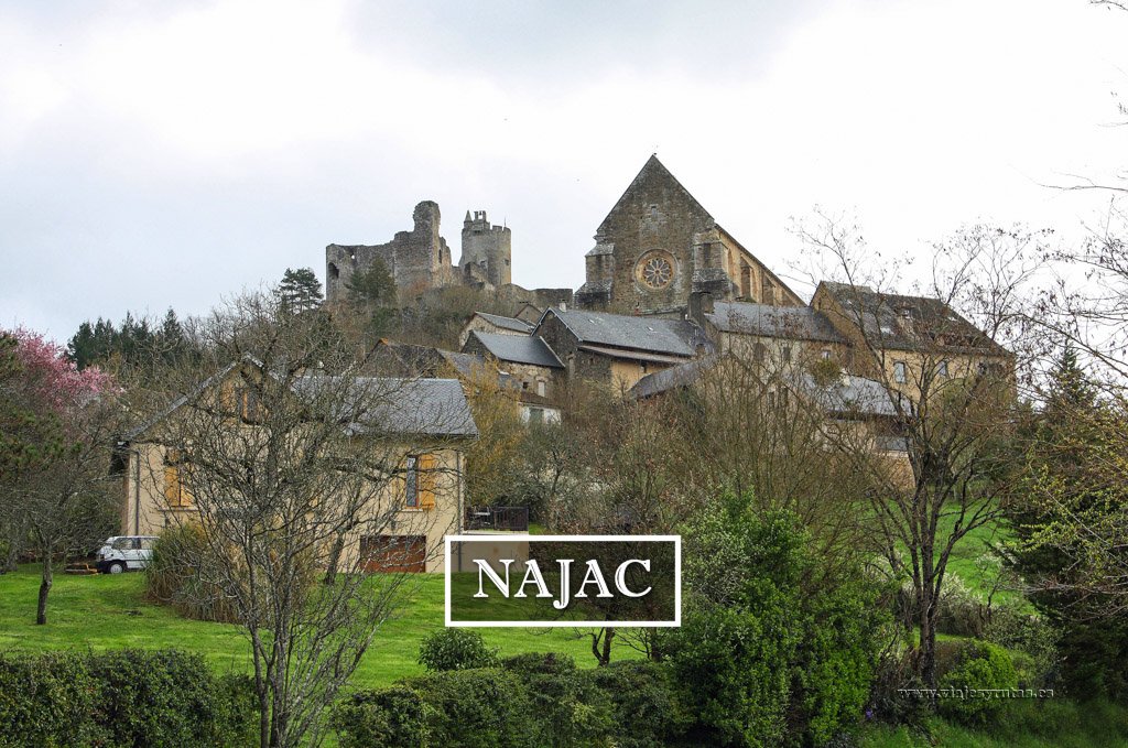 Najac y el castillo de los Señores de Rouergue (Francia)