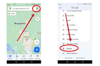 google maps voice change in image 1