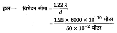 Solutions Class 12 भौतिकी विज्ञान-I Chapter-9 (किरण प्रकाशिकी एवं प्रकाशिक यंत्र)