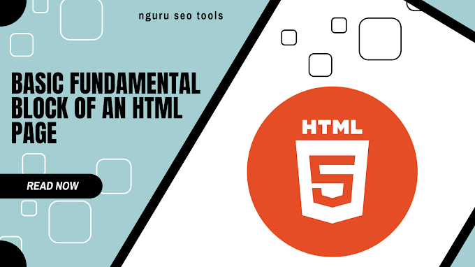 what is the basic fundamental block of an html page