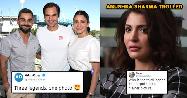 Australian Open Called Anushka Sharma A Legend. Twitter Called It A Joke & Trolled Her Mercilessly