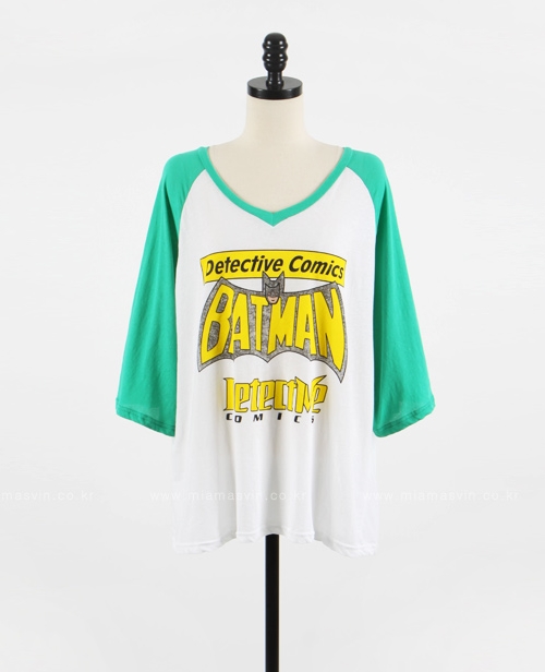 Oversized Superhero Print TEE