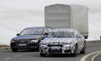 2012 Audi A7 new spy photos in Salzburg / Austria