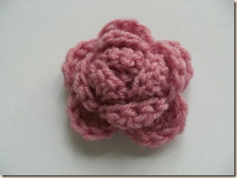 crochet rose