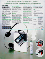          AIWA   HS-G08 - Original English Headphone Stereo Catalog  