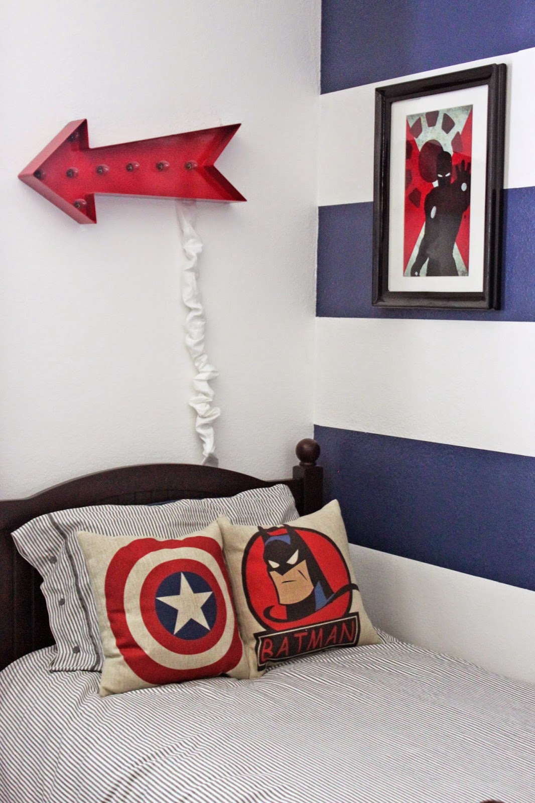 a little of this a little of that Boys Superhero Room Tour