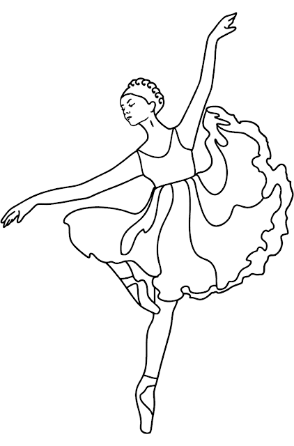 Top 10 ballerina coloring pages