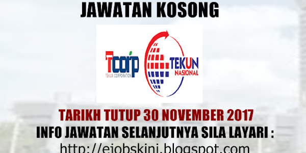 Jawatan Kosong Tekun Corporation Sdn Bhd - 30 November 2017