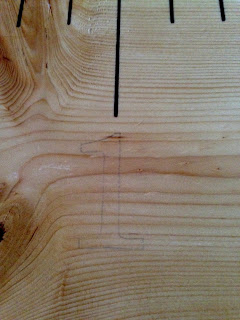 DIY Wooden Ruler Growth Chart