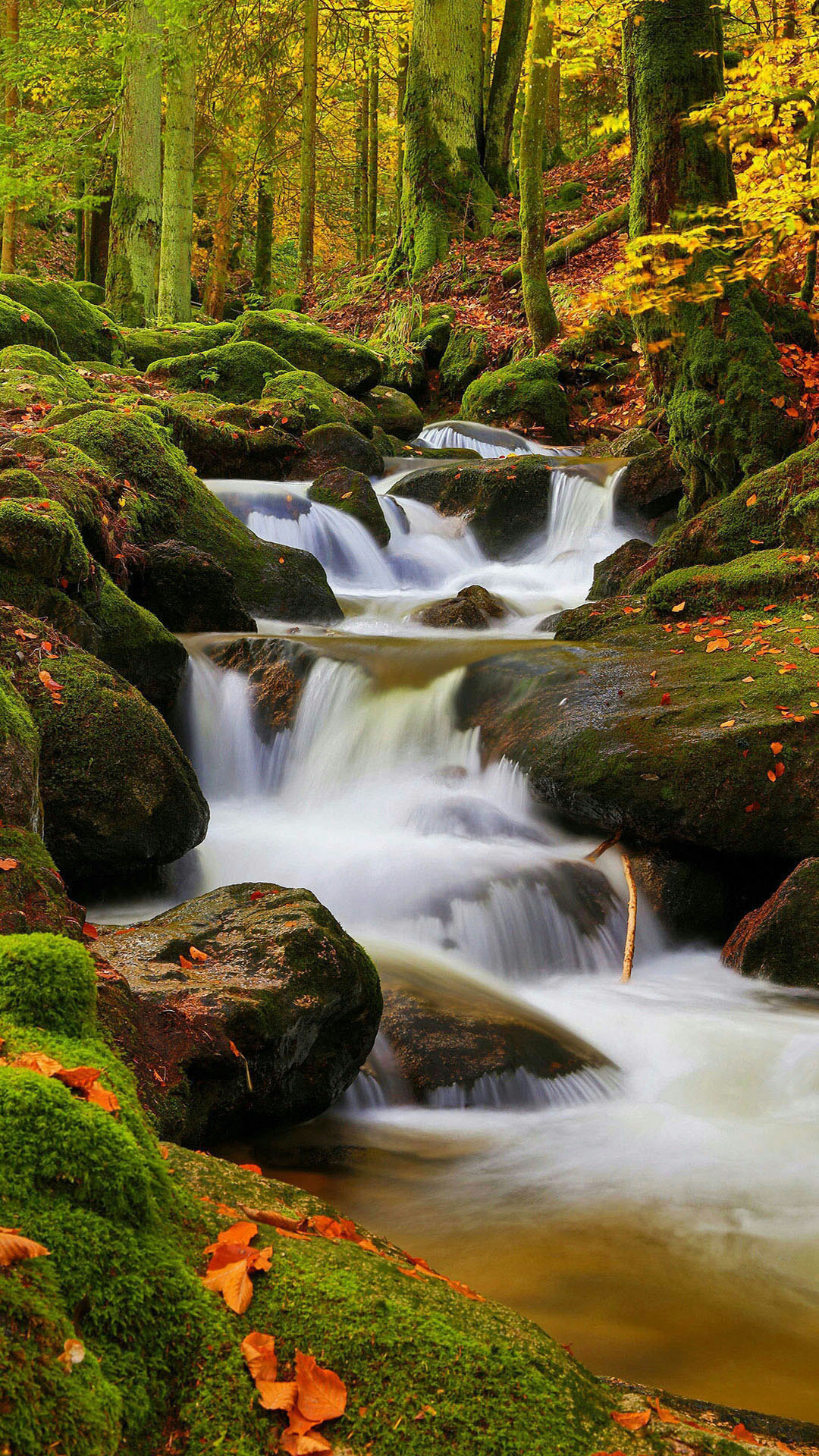 Waterfall nature mobile wallpaper - HD Mobile Walls